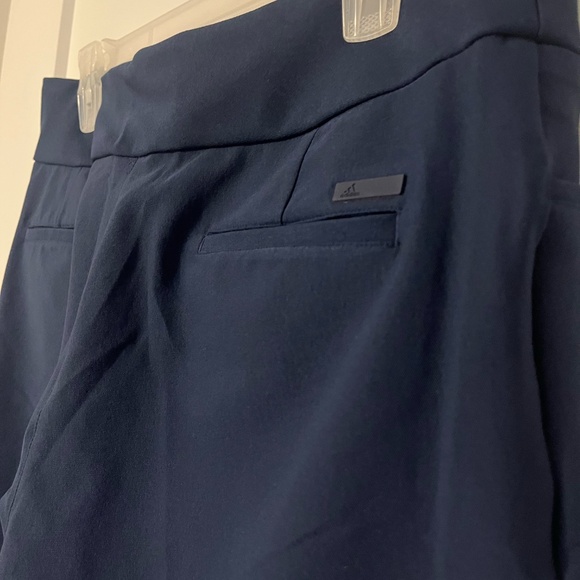 ADIDAS Women’s Ankle Pull on Pants Large Navy Blue Golf Outdoors MSRP $80 NWT - Picture 6 of 12